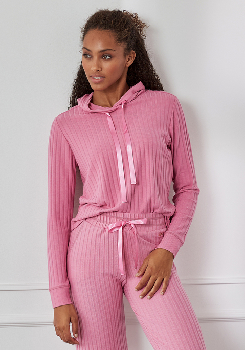 Langarmshirt von s.Oliver in pink
