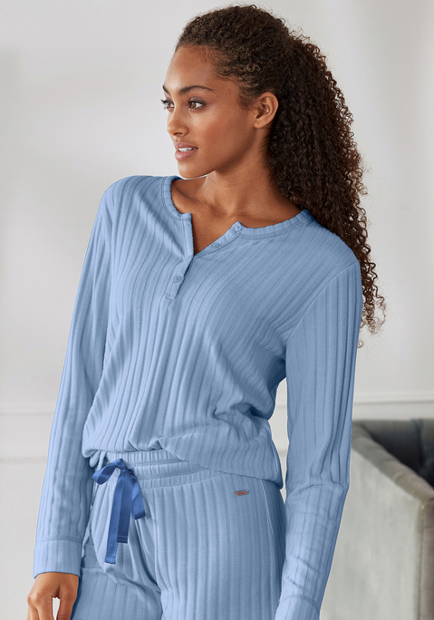 Langarmshirt von s.Oliver in rauchblau