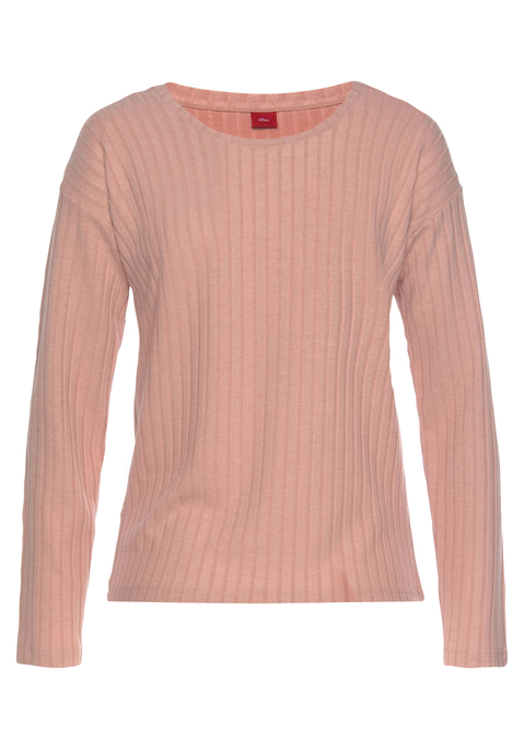 S.OLIVER Longsleeve Damen altrosa Gr.32/34