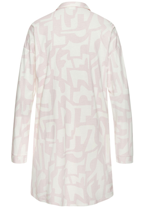 Bild: Nachthemd von s.Oliver: Nachthemd von s.Oliver mit schönem Allover-Print. Mit Blusenkragen und durchgehender Knopfleiste. Seitliche Eingrifftaschen. Angenehm weiche Single-Jersey-Qualität aus einer Viskosemischung.