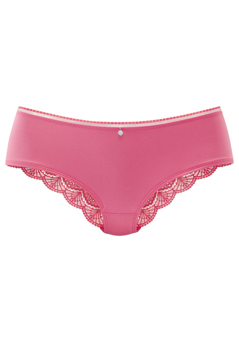 Bild: Panty von s.Oliver: Feminine Panty in klassischer Schnittform. Aus feiner Spitze und weichem Microtouch-Material. Mit zartem Accessoire in der vorderem Mitte. Mit eingearbeitetem Baumwollzwickel. Passende BHs aus der gleichen Serie erhältlich. Obermaterial: 81% Polyamid, 19% Elasthan.