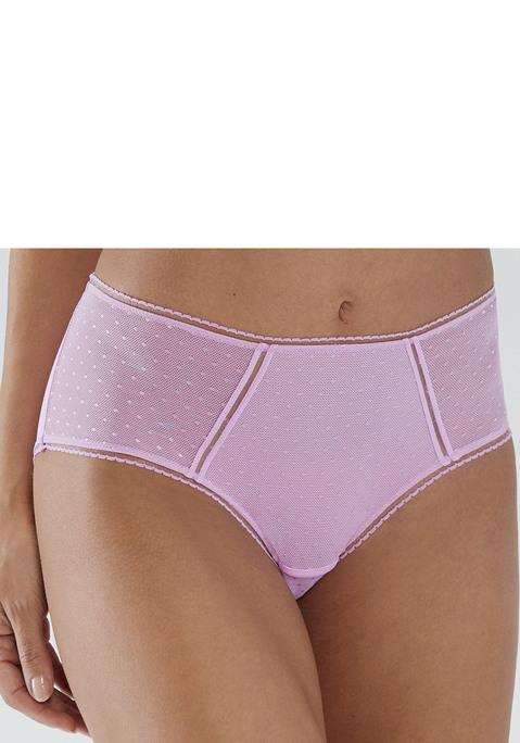 Bild: Panty von s.Oliver: Modische Panty von s.Oliver. Aus Tüll in Pünktchen-Optik und Microtouch-Material. Modischer Bund rundherum um das weiche Material. Mit eingearbeitetem Baumwollzwickel. Passende BHs aus der gleichen Serie erhältlich. Obermaterial: 88% Polyamid, 12% Elasthan.