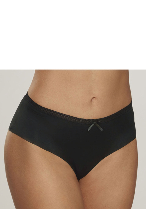 Bild: Panty von s.Oliver: Feminine Panty mit hübscher Spitzenborte als feinen Bund.  Nahtlose Verarbeitung an den Beinausschnitten - nichts zeichnet sich ab. Aus weichem Microtouch-Material. Mit eingearbeitetem Baumwollzwickel. Passende BHs aus der gleichen Serie erhältlich. Obermaterial: 65% Polyamid, 35% Elasthan.