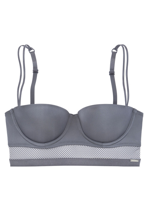 Push-up-BH anthrazit | Cup A | 70