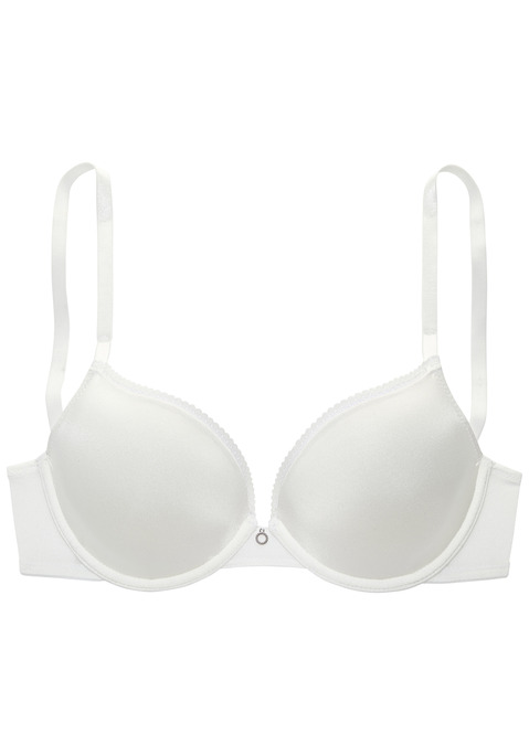 Bild: Push-up-BH von s.Oliver: Basic Push-up-BH mit dezentem Ringdetail vorne mittig & feiner Zierkante entlang des Dekolletés. Cups mit herausnehmbaren Kissen und eingearbeiteten Bügeln - für ein tolles Dekolleté nach Wunsch. Rundherum aus anschmiegsamen Microtouch-Material. Individuell verstellbare Träger sowie Rückenverschluss. Passende Unterteile aus der gleichen Serie erhältlich. Aus 60% Polyamid, 35% Polyester, 5% Elasthan.