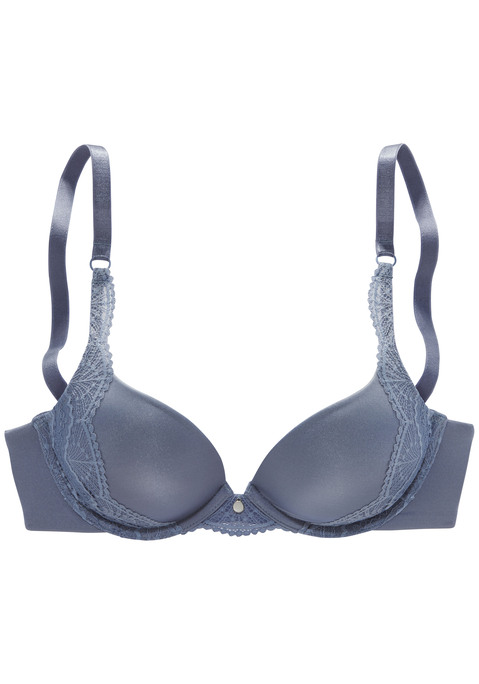 Bild: Push-up-BH von s.Oliver: Femininer Push-up-BH mit Bügel aus weichem Microtouch-Material. Mit eingearbeitetem Polster im Untercup - für ein tolles Dekolleté. Mit feiner Spitze seitlich am Cup. Individuell verstellbare Träger sowie Rückenverschluss. Passende Unterteile aus der gleichen Serie erhältlich. Obermaterial: 69% Polyamid, 17% Elasthan, 14% Polyester.