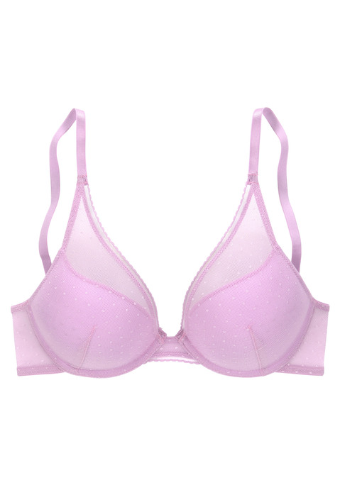 Bild: Push-up-BH von s.Oliver: Modischer Push-up-BH mit herausnehmbaren Kissen. Rundherum mit feinem Soft Mesh in Pünktchen-Optik überzogen. Mit integrierten Formbügeln. Individuell verstellbare Träger und Rückenverschluss. Passende Unterteile aus der gleichen Serie erhältlich. Sexy Dessous. Spitzen-Dessous. Romantische Dessous. Verspielte Dessous. Obermaterial: 60% Polyamid, 35% Polyester, 5% Elasthan. Sexy Dessous. Spitzen-Dessous. Romantische Dessous. Verspielte Dessous.