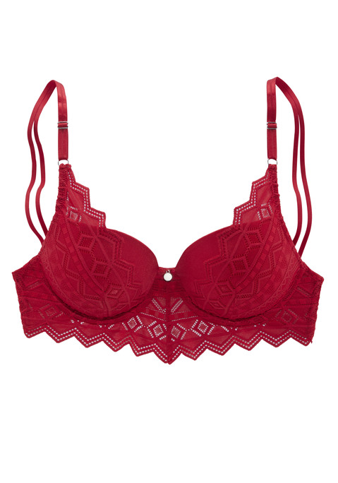 S.OLIVER Push-up-BH Damen rot Gr.70D