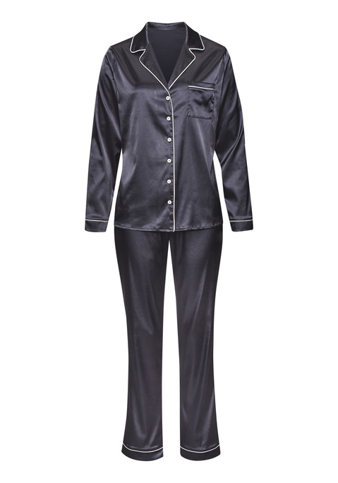 S.OLIVER Damen Pyjama dunkelblau Gr.38