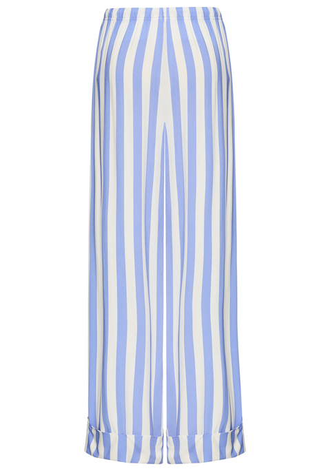 Bild: Pyjamahose von s.Oliver: Bequeme, lange Pyjamahose von s.Oliver mit weitem Bein. Elastischer Bund mit Bindeband, der leicht unterhalb der Taille sitzt. Breiter fixierter Aufschlag am Saum. Komfortable Webware aus reiner Viskose.