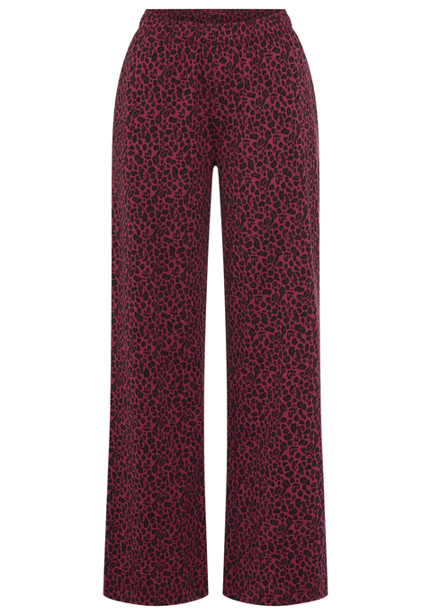 Bild: Pyjamahose von s.Oliver: Bequeme Pyjamahose von s.Oliver mit attraktivem Alloverprint. Weites Bein und flexibler Gummizugbund für hohen Tragekomfort. Ideal als Sleepwear. Hochwertige Baumwoll-Viskosequalität.