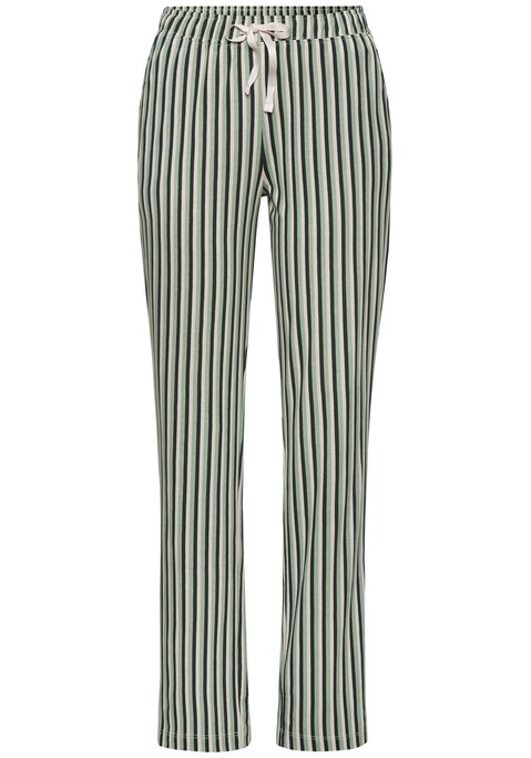 Bild: Pyjamahose von s.Oliver: Schicke Pyjamahose von s.Oliver mit schönem Allovermuster. Gerades Bein und Gummizugbund mit Bindeband. Eingrifftaschen für Bequemlichkeit. Ideal für Sleepwear. Angenehme Materialmischung aus Baumwolle und Viskose in Single-Jersey-Qualität.