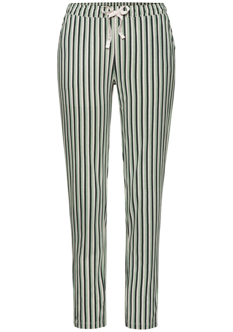Bild: Pyjamahose von s.Oliver: Bequeme Pyjamahose von s.Oliver. Ein Highlight: das schöne Allovermuster. Praktischer Gummizugbund mit Bindeband und Eingrifftaschen. Lässige Passform. Wohlig weich aus angenehmer Baumwoll-Viskose-Qualität.