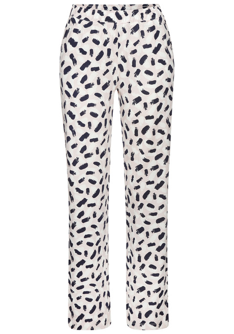 Bild: Pyjamahose von s.Oliver: Bequeme Pyjamahose von s.Oliver mit schönem Alloverdruck. Gerades Bein, Gummizugbund und Eingrifftaschen. Lässige Passform. Aus angenehmer Baumwoll-Viskose-Qualität gefertigt, für höchsten Tragekomfort.