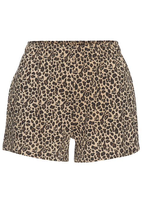 Bild: Pyjamashorts von s.Oliver: Moderne Pyjamashorts von s.Oliver im Leoprint. Komfortabler Gummizugbund mit Bindeband für eine flexible Passform. Aus einer angenehmen Baumwoll-Viskosemischung.