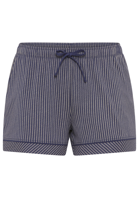 Bild: Pyjamashorts von s.Oliver: Klassische Schlafshorts von s.Oliver. Weites Bein mit Kontrastpaspel am Saum und elastischer Tunnelzugbund. Weiche Single-Jersey-Qualität aus  50% Baumwolle, 50% Viskose.