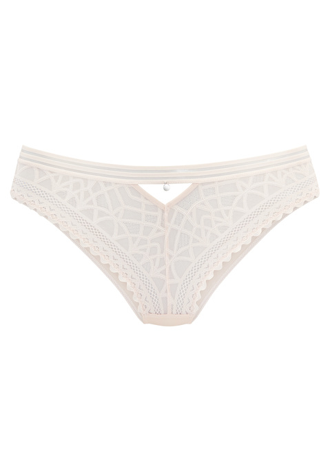 Bild: Slip von s.Oliver: Femininer Slip in klassischer Schnittführung. Rundherum aus weichem Microtouch-Material. Mit modischem Accessoire in der vorderen Mitte. Mit eingearbeitetem Baumwollzwickel. Passender BH aus der gleichen Serie erhältlich. Obermaterial: 88% Polyamid, 12% Elasthan.