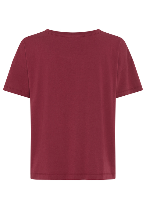 Bild: T-Shirt von s.Oliver: T-Shirt von s.Oliver mit süßem kleinem Herzprint auf der Brust. Modischer Rundhalsausschnitt. Ideal für den Schlaf. Gemütliche Baumwoll-Viskose-Qualität.