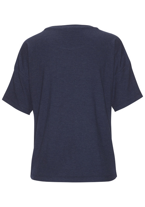 Bild: Pyjamaoberteil von s.Oliver: Komfortables T-Shirt von s.Oliver. Mit überschnittenen Schultern und klassischem Rundhalsausschnitt. Rippware aus elastischer Viskose.