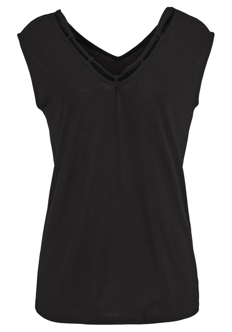 S.OLIVER T-Shirt Damen schwarz Gr.40/42