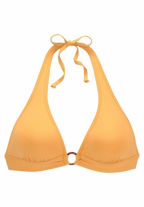 S.OLIVER Triangel-Bikini-Top Damen gelb Gr.34 Cup C/D