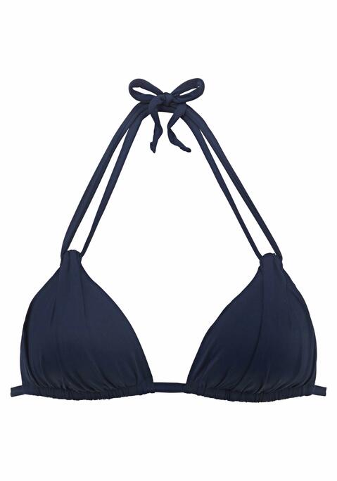 S.OLIVER Triangel-Bikini-Top Damen marine Gr.34 Cup C/D