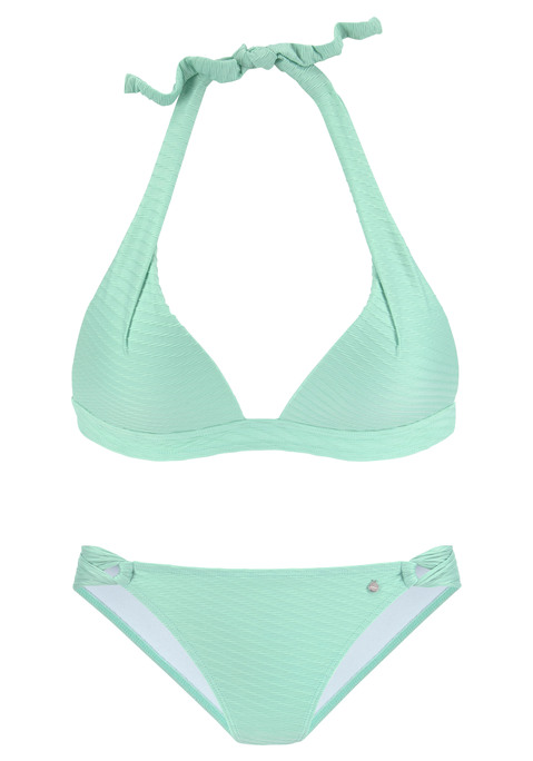 S.OLIVER Triangel-Bikini Damen mint Gr.32 Cup A