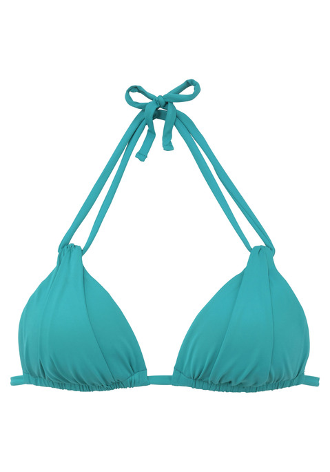 S.OLIVER Triangel-Bikini-Top Damen türkis Gr.34 Cup C/D