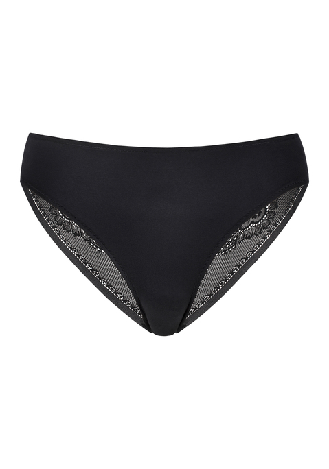 Bikinislip von SCHIESSER in schwarz