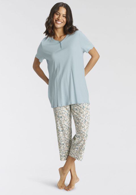 Pyjama von SCHIESSER in blau