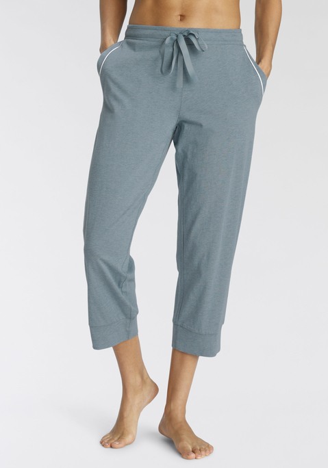 Relax-Caprihose von SCHIESSER in graublau