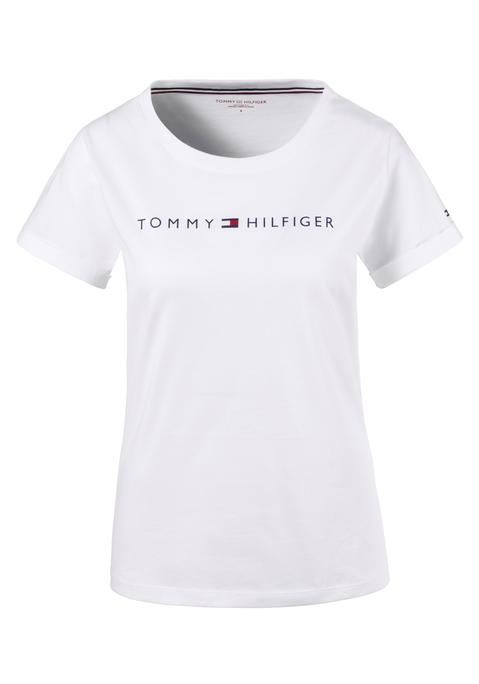 TOMMY HILFIGER Damen T-Shirt weiß Gr.XS (32/34)