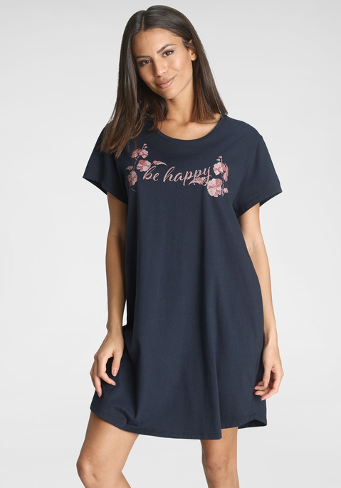 Nachthemd von TRIUMPH in blau-rosa