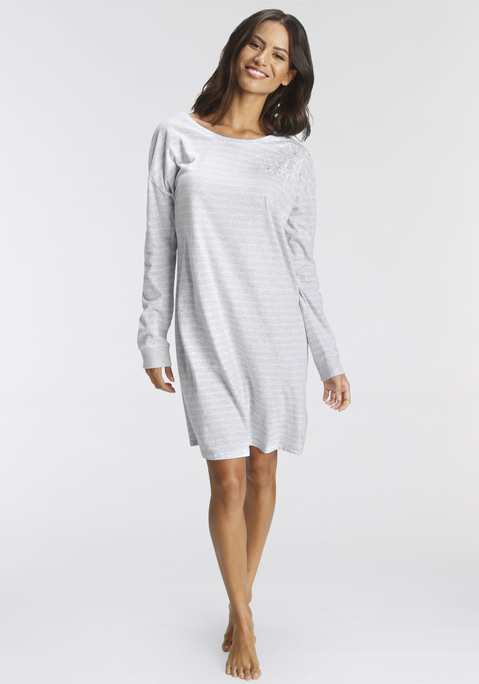 Nachthemd von TRIUMPH in M033 medium grey melange