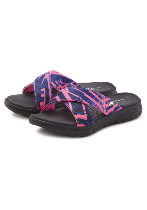Bild: Badepantolette von Venice Beach: Pantolette mit wasserabweisender Sohle VEGAN von VENICE BEACH. Hervorragend geeignet für Strand und Pool. Obermaterial und Futter aus Textil. Decksohle und Laufsohle aus Synthetik.
