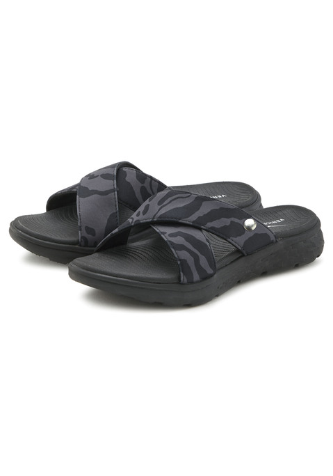 Bild: Badepantolette von Venice Beach: Pantolette mit wasserabweisender Sohle VEGAN von VENICE BEACH. Hervorragend geeignet für Strand und Pool. Obermaterial und Futter aus Textil. Decksohle und Laufsohle aus Synthetik.