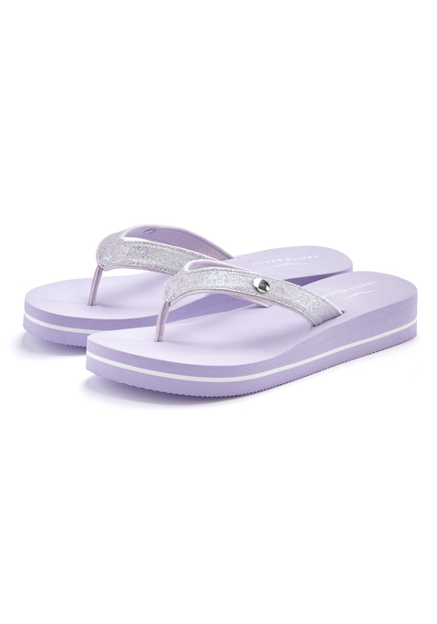 Bild: Badezehentrenner von Venice Beach: Zehentrenner mit wasserabweisender Sohle VEGAN von VENICE BEACH. Hervorragend geeignet für Strand und Pool. Absatzhöhe ca. 3 cm. Obermaterial und Futter aus Textil. Decksohle und Laufsohle aus Synthetik.