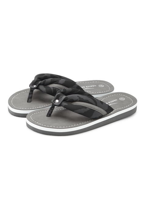 Bild: Badezehentrenner von Venice Beach: Pantolette von Venice Beach. Mit modischem Print und wasserabweisender Sohle. Ideal für Strand und Pool. Leichte und flexible Sohle für bequemen Tragekomfort.