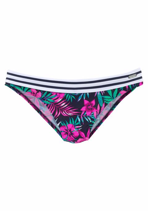 VENICE BEACH Bikini-Hose Damen marine-bedruckt Gr.34