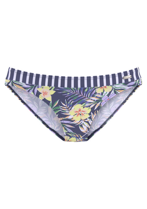 VENICE BEACH Bikini-Hose Damen marine-zitrone Gr.34