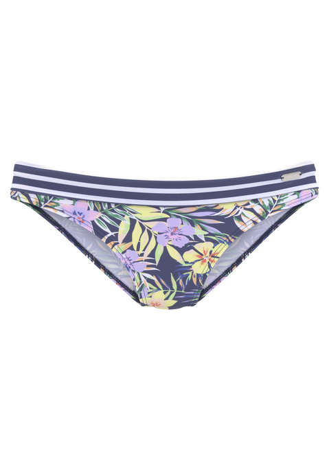 VENICE BEACH Bikini-Hose Damen marine-zitrone Gr.34