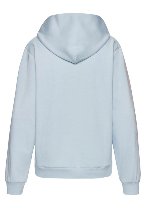 Bild: Kapuzensweatshirt von Venice Beach: Kapuzensweatshirt von Venice Beach. Unifarbenes Design mit großem Labelschriftzug am Ärmel. Mit praktischer Kängurutasche. Elastische Rippbündchen. Softe Baumwollmischung.