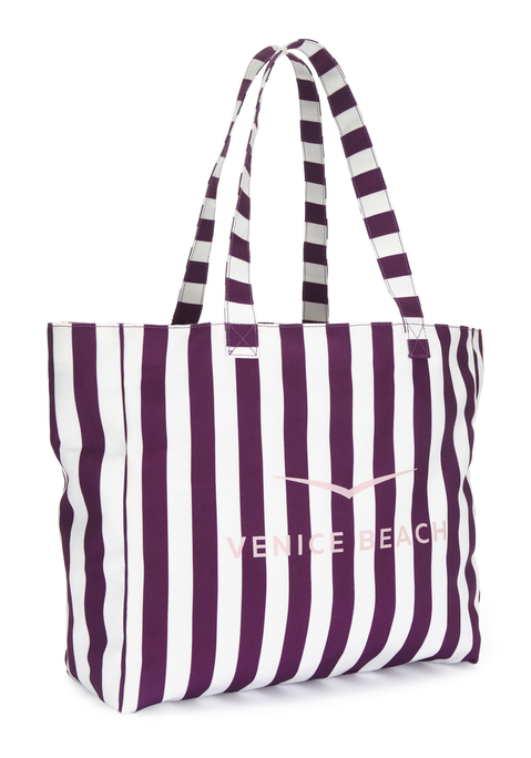 Bild: Shopper von Venice Beach: Shopper VEGAN von VENICE BEACH. Aus Textil. Maße (H/B/T) = 37/41,5/16,5cm.