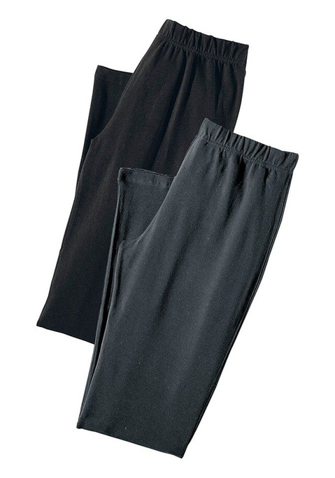 Bild: Caprihose von Vivance Active by Lascana: Diese Caprihose von Vivance im praktischen 2er-Pack überzeugt durch ihren hohen Tragekomfort und ihre bequeme Passform. Gefertigt aus 95 % Baumwolle und 5 % Elasthan, bietet sie ein angenehmes Tragegefühl sowie optimale Bewegungsfreiheit und einen guten Sitz.