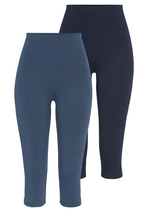 Bild: Caprileggings von Vivance Active by Lascana: Die Caprihosen von Vivance aus 95%Baumwolle und 5% Elasthan