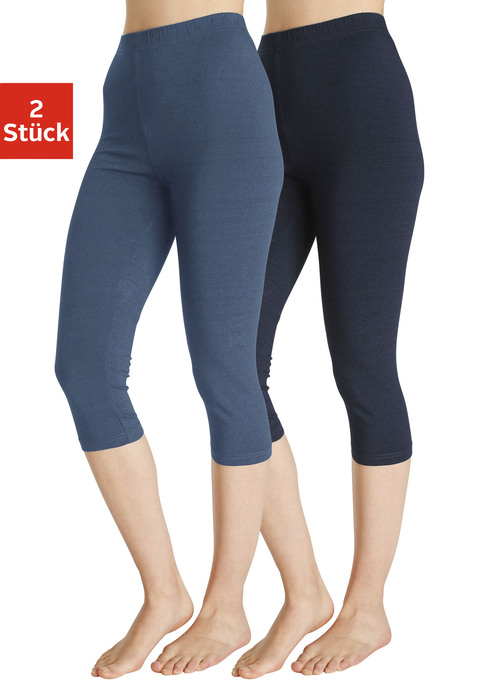 Bild: Caprileggings von Vivance Active by Lascana: Die Caprihosen von Vivance aus 95%Baumwolle und 5% Elasthan