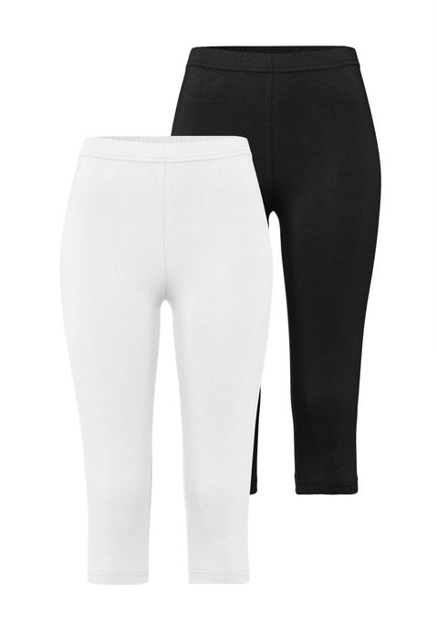 Bild: Caprileggings von Vivance Active by Lascana: Die Caprihosen von Vivance aus 95%Baumwolle und 5% Elasthan