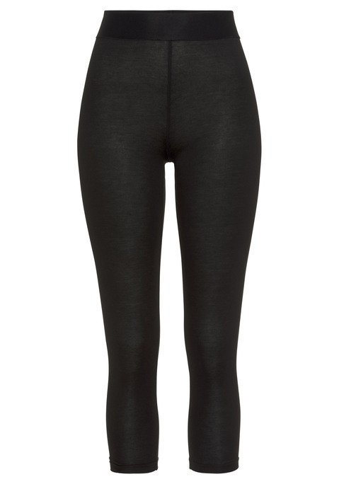 Bild: Leggings von Vivance Active by Lascana: Leggings von Vivance Active. Elastischer Komfortbund. Körpernahe Passform. Bequemer Tragekomfort. Stretch-Qualität mit Woll-Anteil.