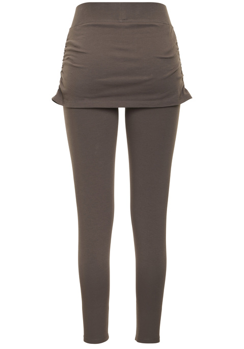 Bild: Leggings von Vivance Active by Lascana: <h3>Bequeme Leggings mit angesagtem Rock</h3>
<p>
Die <strong>Vivance Active</strong>-Leggings vereinen Stil und Komfort in einem einzigartigen Design. Diese Jersey-Leggings sind mit einem angenähten Rock ausgestattet, der nicht nur für einen trendigen Look sorgt, sondern auch die Silhouette vorteilhaft kaschiert. Der schmale, weiche Gummibund schmiegt sich sanft an die Taille ohne einzuengen und ermöglicht so uneingeschränkte Bewegungsfreiheit.
</p>

<h4>Artikeldetails und Mehrwerte</h4>
<p>
Diese Leggings überzeugen durch ihre bequeme Passform und die Verwendung von weichen Materialien, die für ein angenehmes Tragegefühl sorgen. Sie sind aus einer hochwertigen Baumwollmischung gefertigt, die leicht und atmungsaktiv ist, wodurch sie sich ideal für den täglichen Gebrauch eignen. Pflegeleicht und maschinenwaschbar, sind sie ein praktisches Basic in jedem Kleiderschrank. 
</p>

<h4>Outfit-Tipps und Trageanlässe</h4>
<p>
Die vielseitigen Leggings sind perfekt für lässige Streetwear-Looks und eignen sich hervorragend für Freizeitaktivitäten oder entspannte Tage zu Hause. Sie lassen sich ideal mit oversized T-Shirts oder lässigen Sweatshirts kombinieren. Für einen modischen Akzent können Sneaker oder flache Sandalen gewählt werden. Ob beim Yoga, im Fitnessstudio oder beim gemütlichen Spaziergang – diese Leggings bieten den perfekten Komfort und Stil für jede Gelegenheit.
</p>

<p>
Diese Leggings sind der perfekte Mix aus Stil und Bequemlichkeit!
</p>