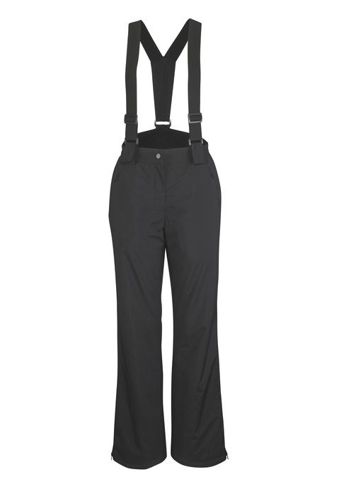 Bild: Skihose von Vivance Active by Lascana: Gefütterte Ski- und Rodelhose von Vivance Active. Mit Reißverschluss und Knopf zu schließen. Weitere funktionale Details: elastischer Taillenbund mit verstellbarem Klettverschluss, Reißverschlusstaschen vorn, Saum durch Reißverschluss erweiterbar und Schneefang. Elastisches, gefüttertes Material.